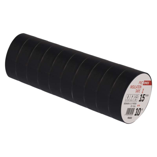EMOS PVC Szigetelőszalag 15mm/10méter fekete, 10db / csomag - Image 4