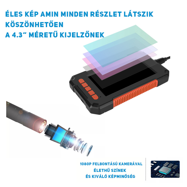 Endoszkóp kamera készlet kijelzővel - Image 6