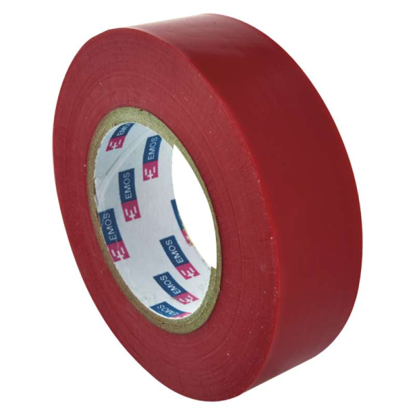 EMOS Szigetelőszalag 19mm/20méter piros 10db / csomag - Image 4
