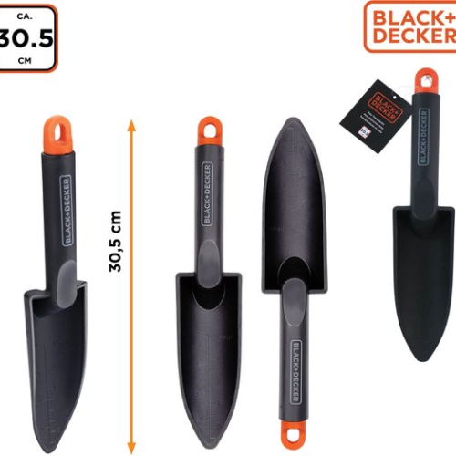BLACK+DECKER Ültetőlapát méretjelzéssel 30,5cm polipropilén